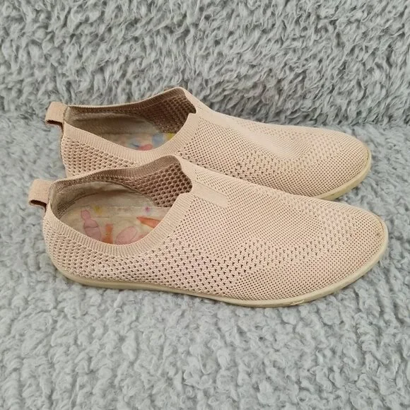 Born Shoes Womens 9 Antero TanKnit Slip On Perforated Mesh Sneakers *Read* - Picture 4 of 9